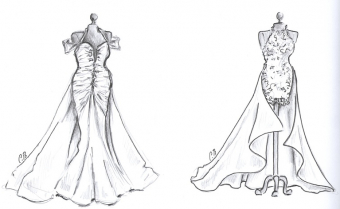 Morphologies féminines et robes de mariée crées personnalisées