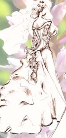 Dessins robes de mariée Bandi