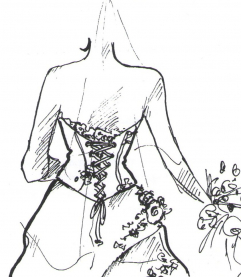 Morphologies féminines et robes de mariée crées personnalisées